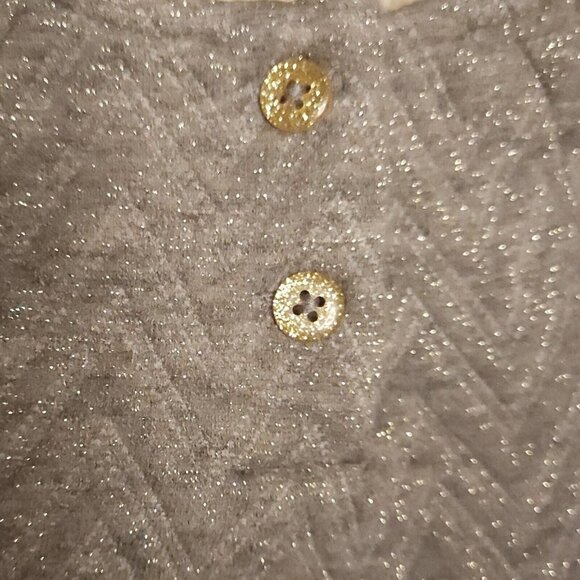 Cat & Jack Toddler Girls Gold Sparkle Casual Dress 12 Months - Picture 5 of 7